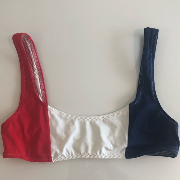 Solid and striped Ellen bikini top - Picture 2 of 4